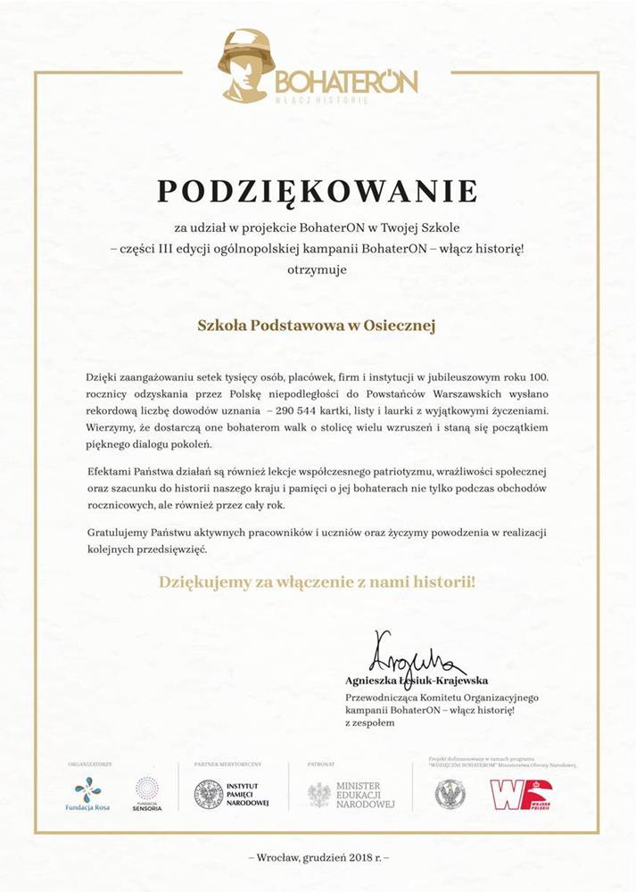 1720 szkola podstawowa w osiecznej 1